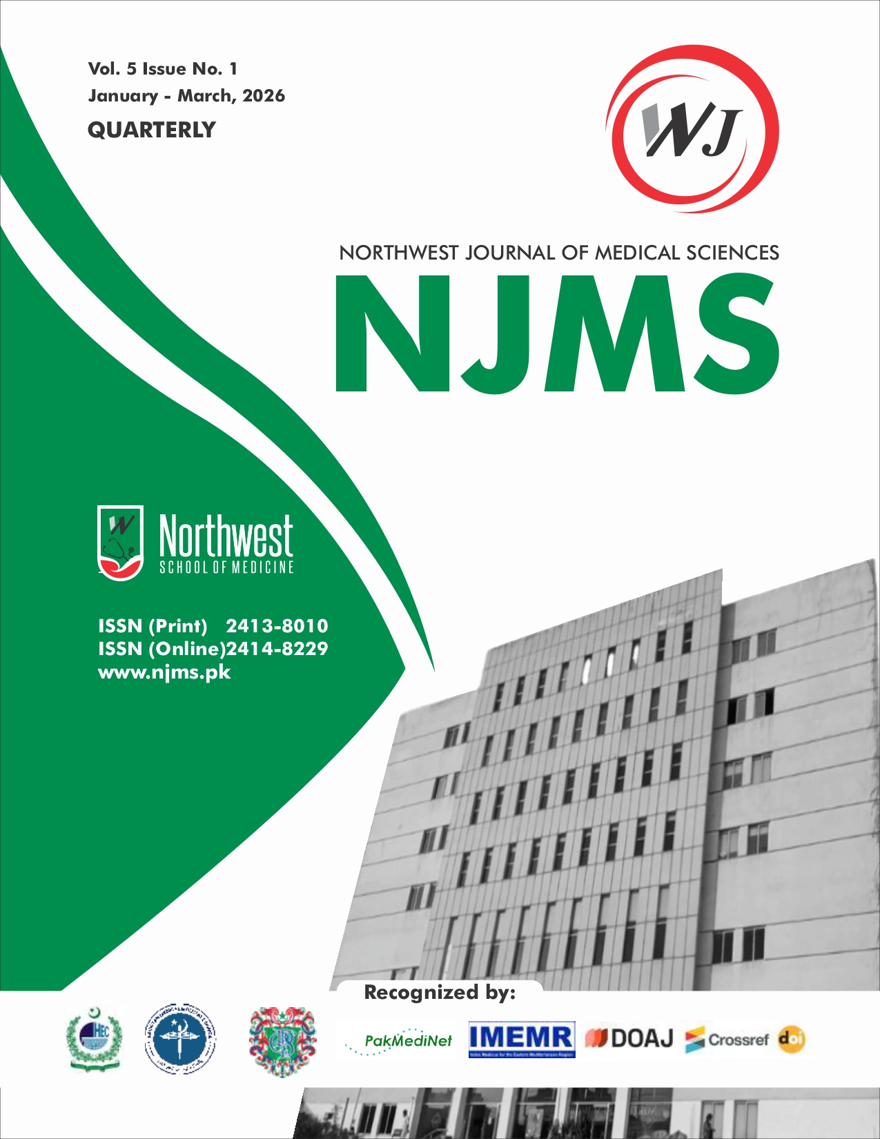 					View Vol. 5 No. 1 (2026): NORTHWEST JOURNAL OF MEDICAL SCIENCES
				